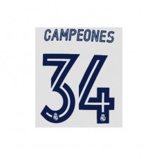 (이벤트)20-21 Real Madrid Home NNs,CAMPEONES 34(레알마드리드)